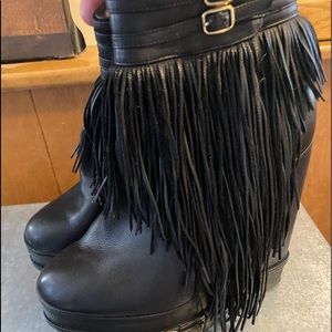 Nicholas Kirkwood Platform Bootie Shoe Wedges